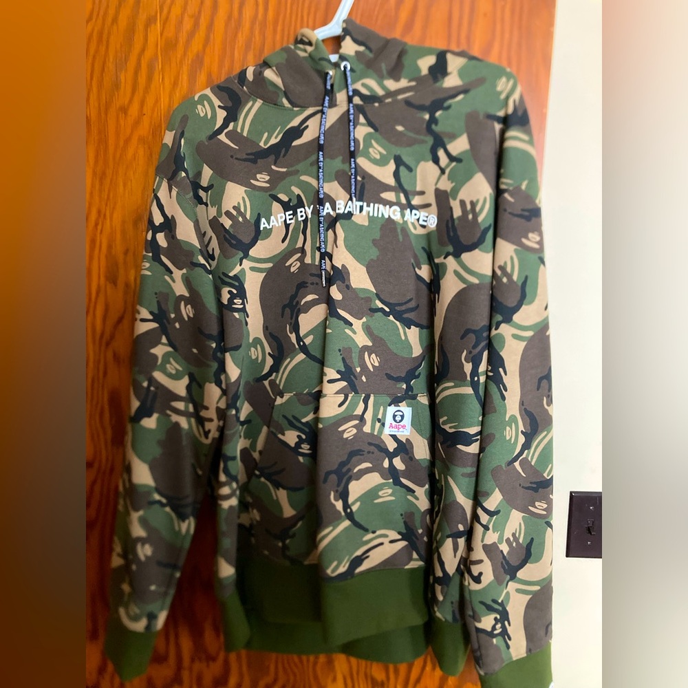AAPE Green Camo Hoodie and Pants